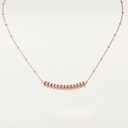 [LUXORA]CLASH PINK GOLD NECKLACE