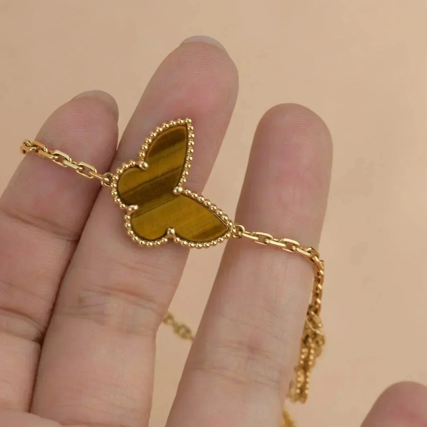 [LUXORA]LUCKY SPRING 5 MOTIF GOLD BRACELET