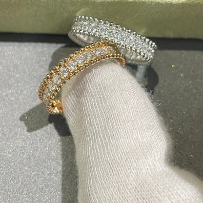 [LUXORA]PERLEE DIAMOND SILVER RING