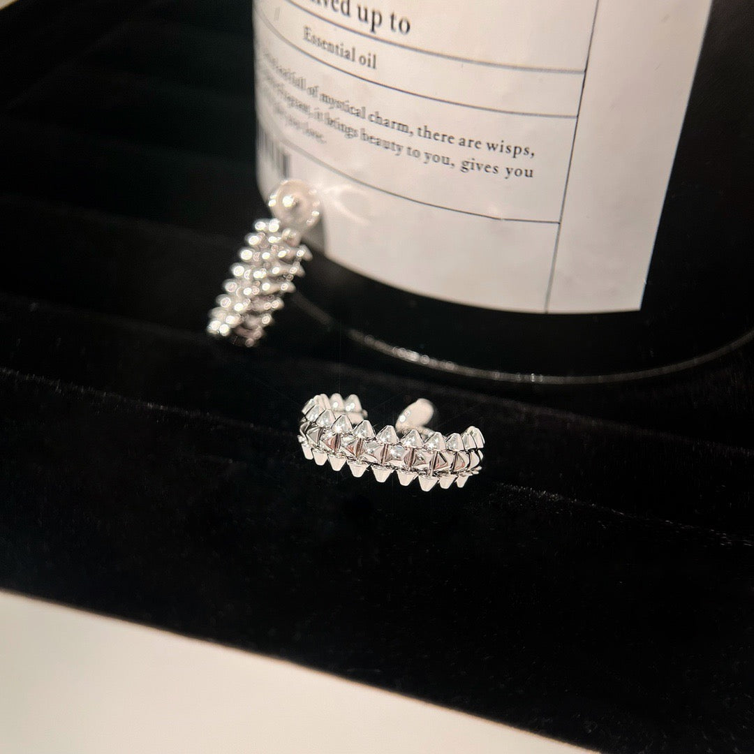[LUXORA]CLASH SMALL HOOP EARRINGS