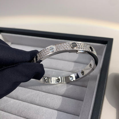 [LUXORA]LOVE BRACELET 6.1MM DIAMOND-PAVED CERAMIC