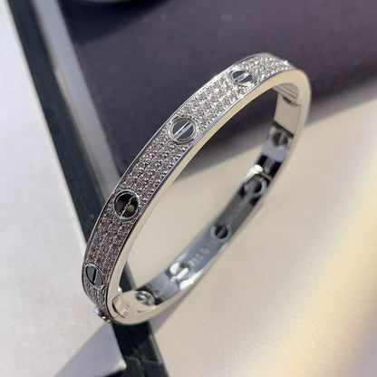 [LUXORA]LOVE BRACELET 6.1MM DIAMOND-PAVED CERAMIC