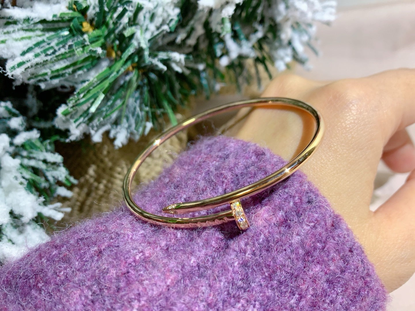[LUXORA]JUSTE BRACELET 2.5MM DIAMONDS