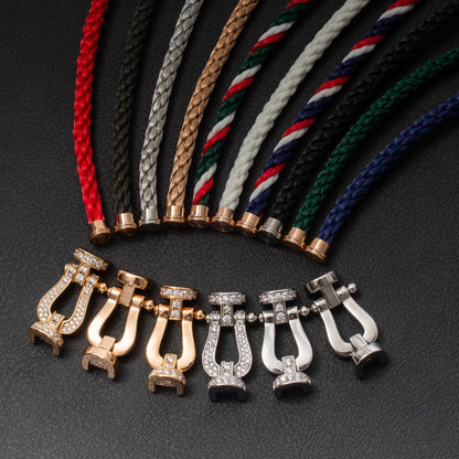 [LUXORA]FORCE LARGE HORSESHOE NO DIAMOND BRACELET SILVER