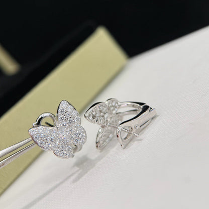 [LUXORA]BUTTERFLY ALL DIAMOND EARRINGS