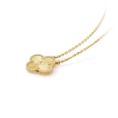 [LUXORA]CLOVER 15MM LASER NECKLACE