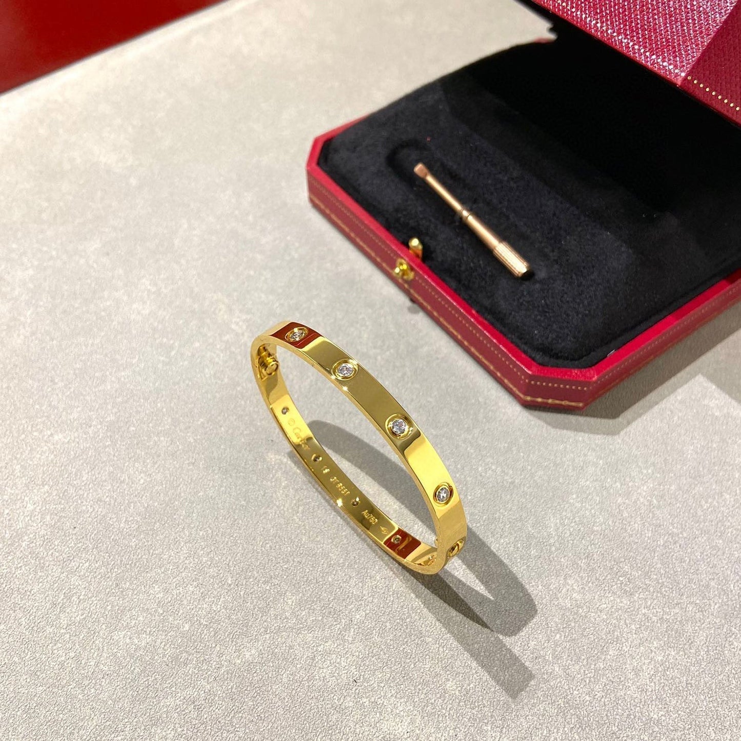 [LUXORA]LOVE BRACELET 6.1MM 10 DIAMONDS