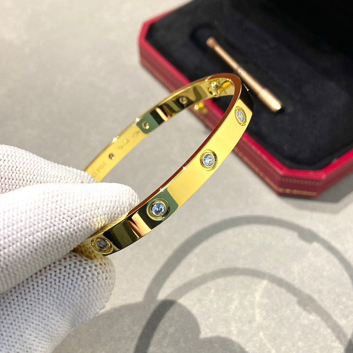 [LUXORA]LOVE BRACELET 6.1MM 10 DIAMONDS