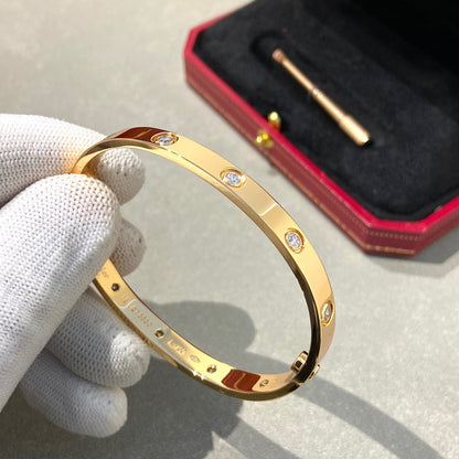[LUXORA]LOVE BRACELET 6.1MM 10 DIAMONDS
