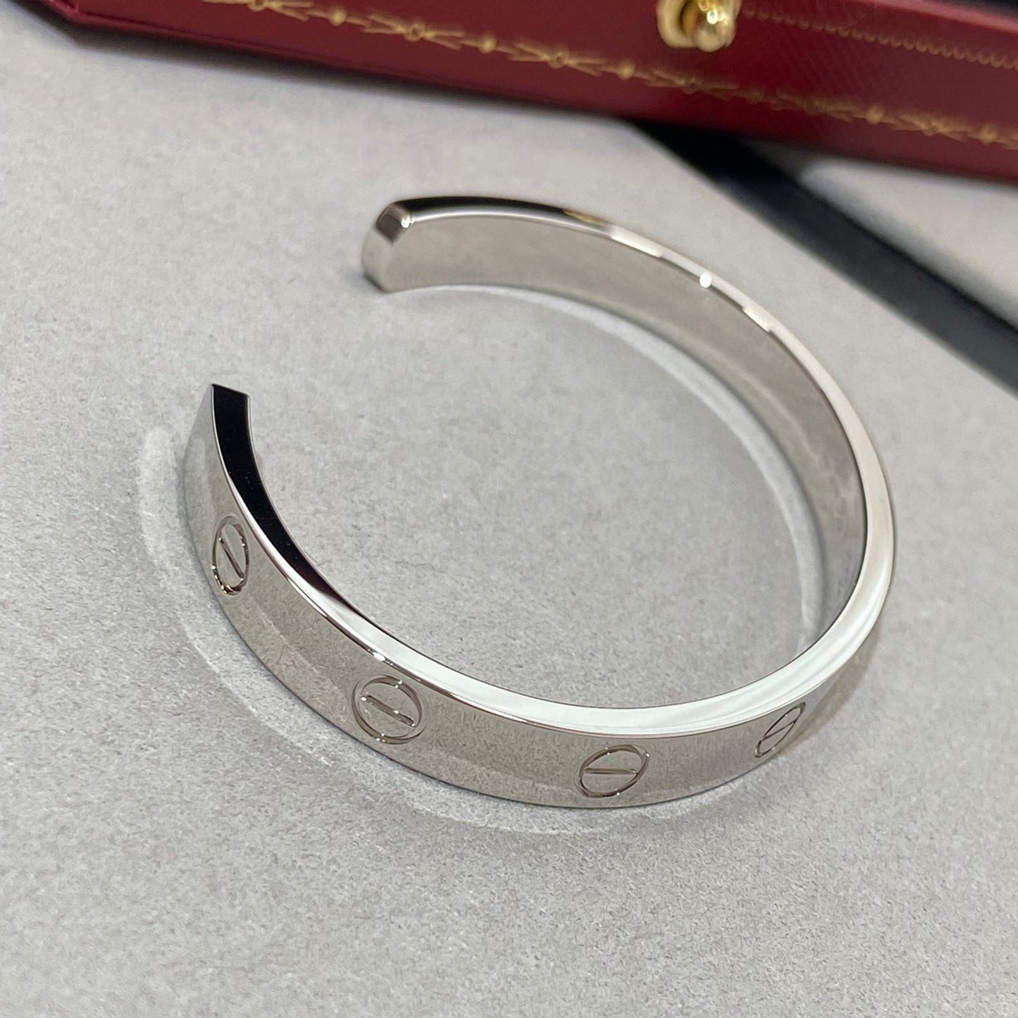 [LUXORA]LOVE BRACELET 6.1MM 1 DIAMOND OPEN CUFF