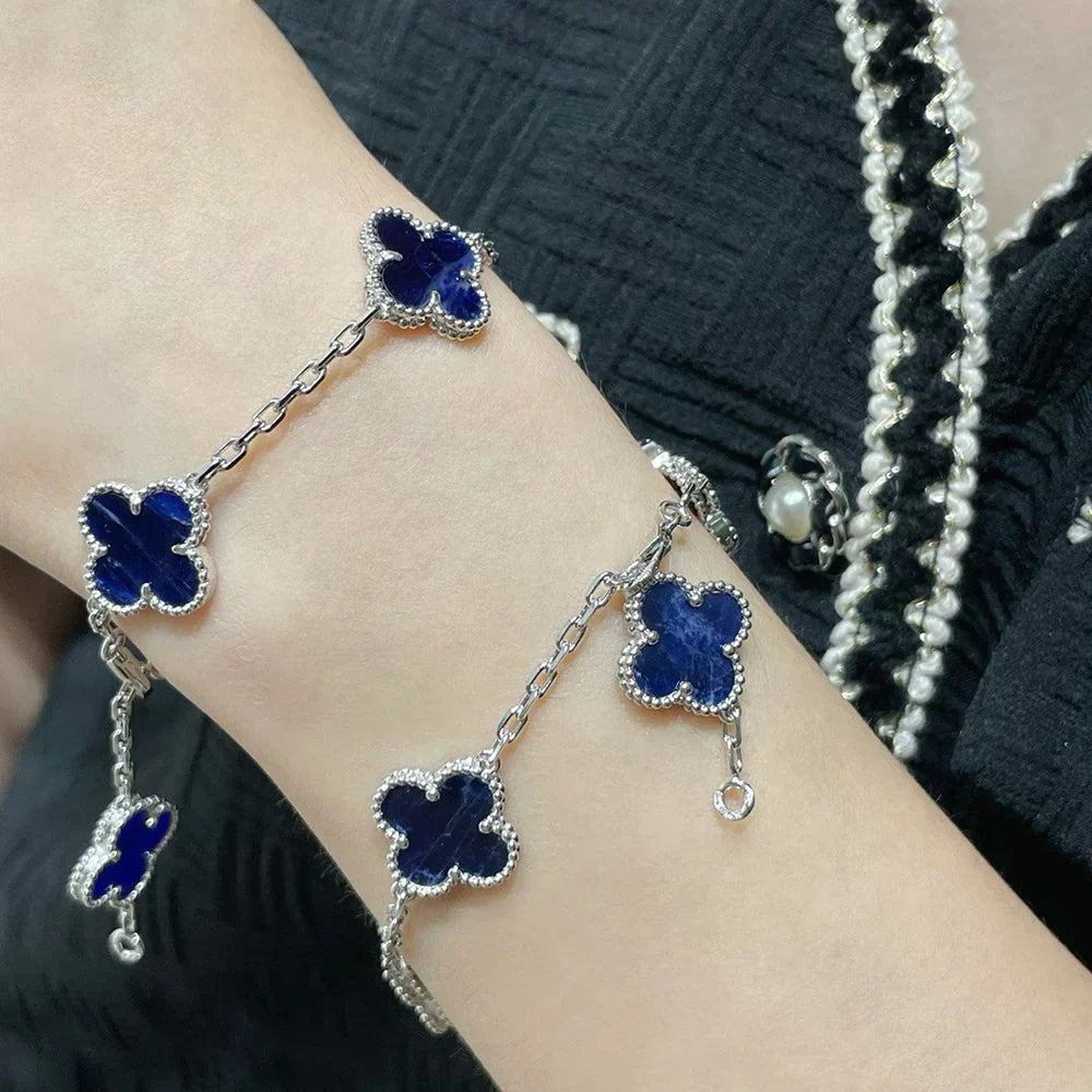 [LUXORA]CLOVER 5 MOTIF PIETERSITE BRACELET COLLECTION