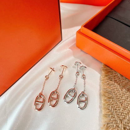 [LUXORA]CHAINE TASSEL EARRINGS