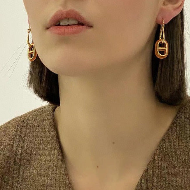 [LUXORA]HM O'MAILLON GOLD EARRINGS