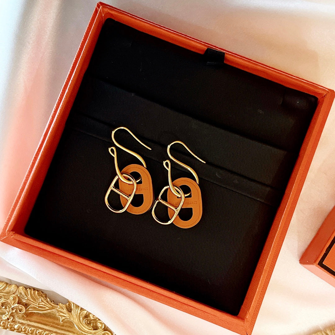 [LUXORA]HM O'MAILLON GOLD EARRINGS