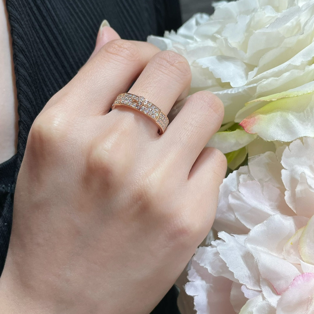 [LUXORA]KELLY PINK GOLD DIAMOND RING