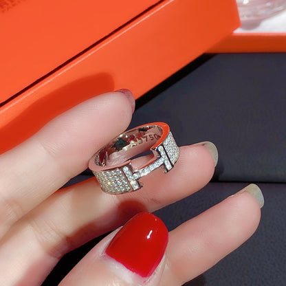 [LUXORA]H RING FULL DIAMOND