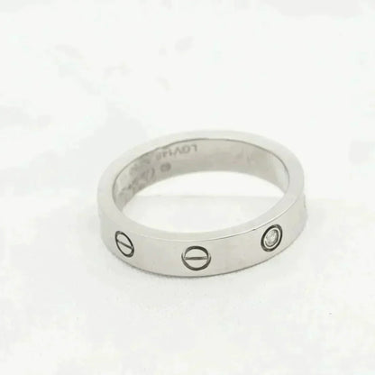 [LUXORA]LOVE RING 4MM 1 DIAMOND SILVER