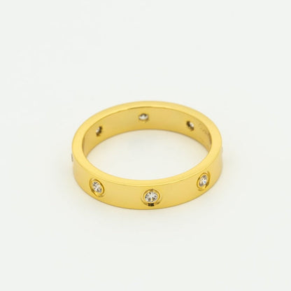 [LUXORA]LOVE RING 3.6MM 8 DIAMONDS
