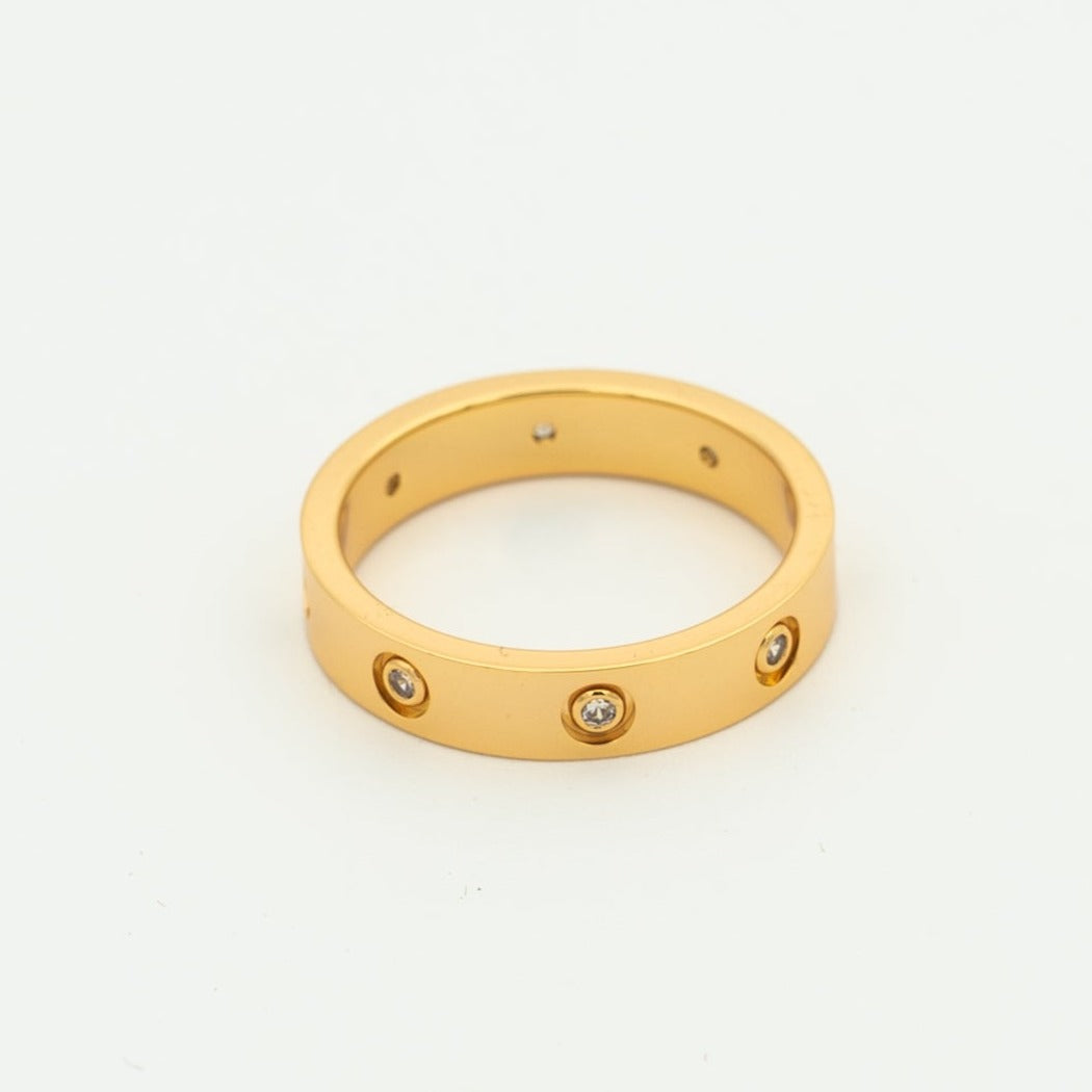 [LUXORA]LOVE RING 3.6MM 8 DIAMONDS