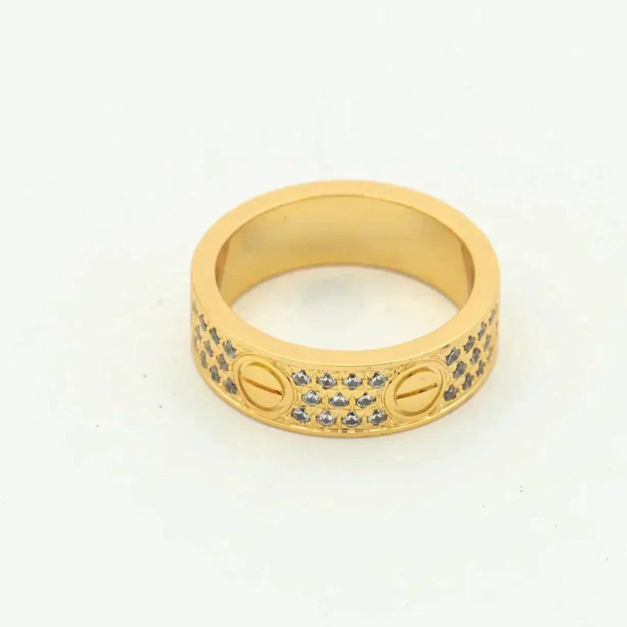[LUXORA]LOVE RING 5.5MM DIAMONDS PAVED