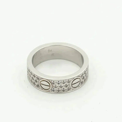 [LUXORA]LOVE RING 5.5MM DIAMONDS PAVED