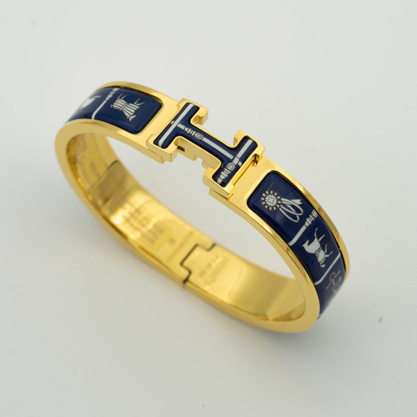 [LUXORA]H BRACELET BLUE CERAMIC