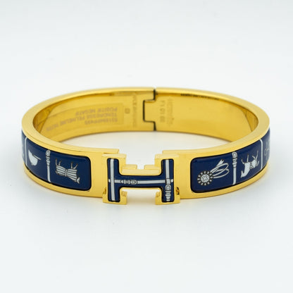 [LUXORA]H BRACELET BLUE CERAMIC