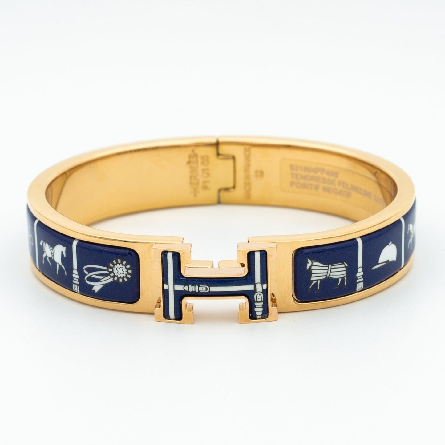 [LUXORA]H BRACELET BLUE CERAMIC