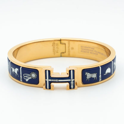 [LUXORA]H BRACELET BLUE CERAMIC