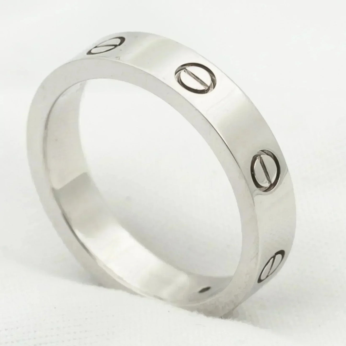 [LUXORA]LOVE RING 4MM 1 DIAMOND SILVER