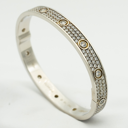 [LUXORA]LOVE BRACELET 6.1MM DIAMOND-PAVED 10 BIG DIAMONDS
