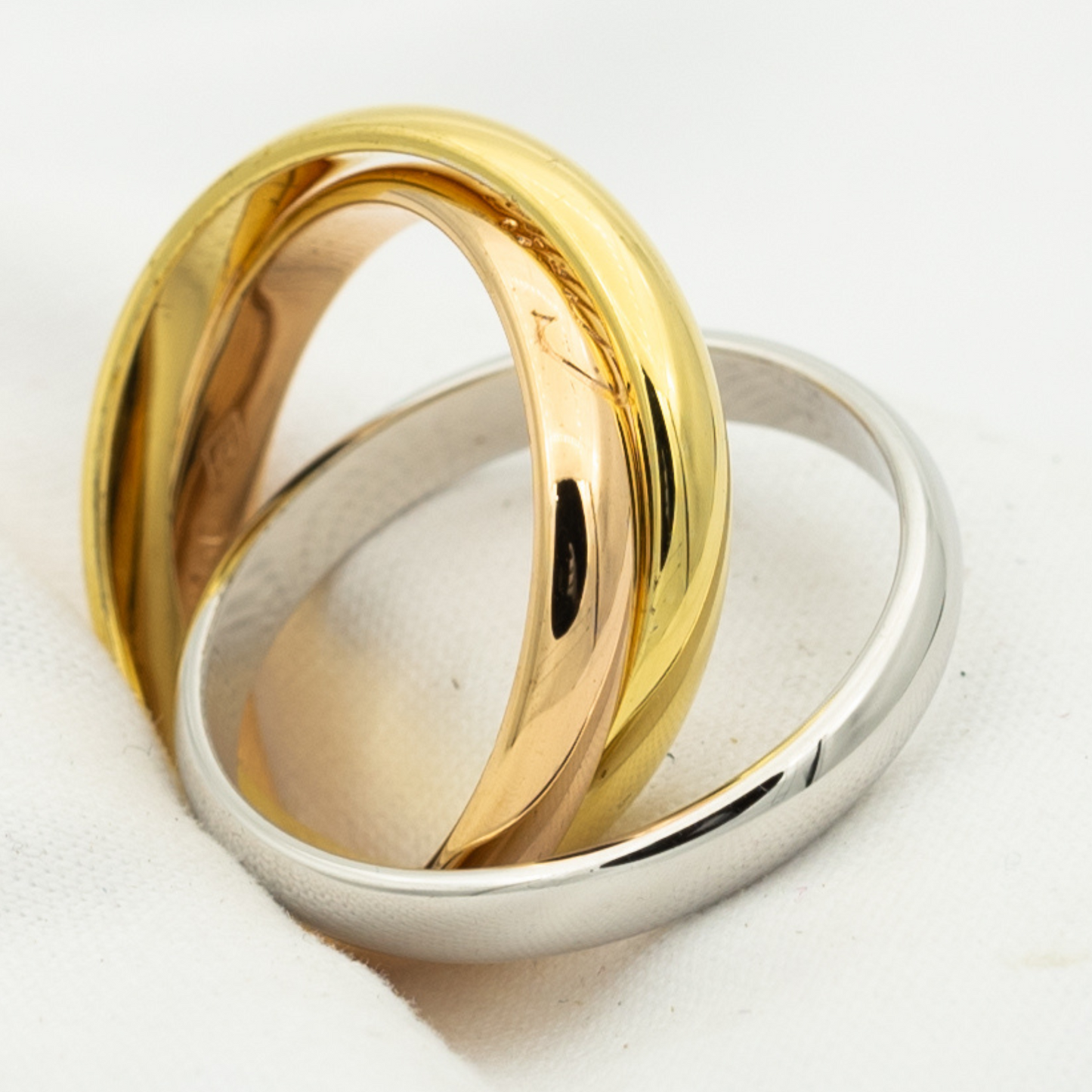 [LUXORA Jewelry]TRINITY RING GOLD PINK GOLD SILVER