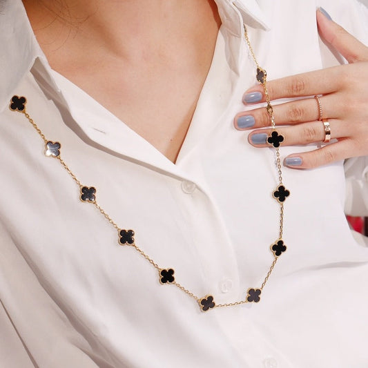 [LUXORA]CLOVER 20 MOTIFS ONYX ROSE GOLD