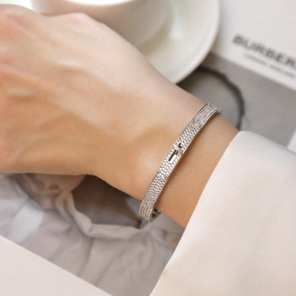 [LUXORA]KELLY BRACELET DIAMOND PAVED