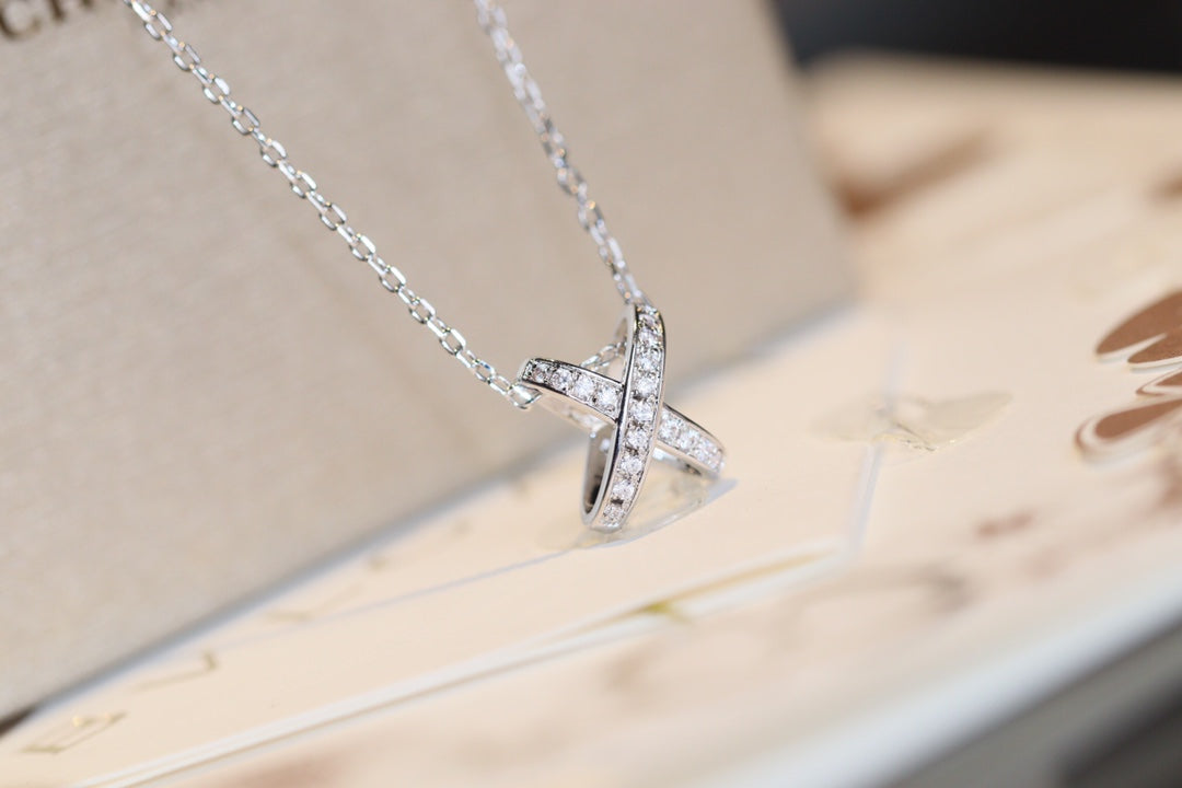 [LUXORA]JEUX DE DIAMOND NECKLACE