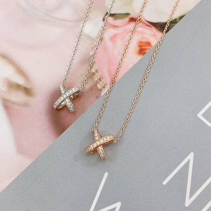[LUXORA]JEUX DE DIAMOND NECKLACE