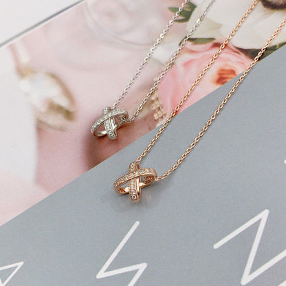 [LUXORA]JEUX DE DIAMOND NECKLACE