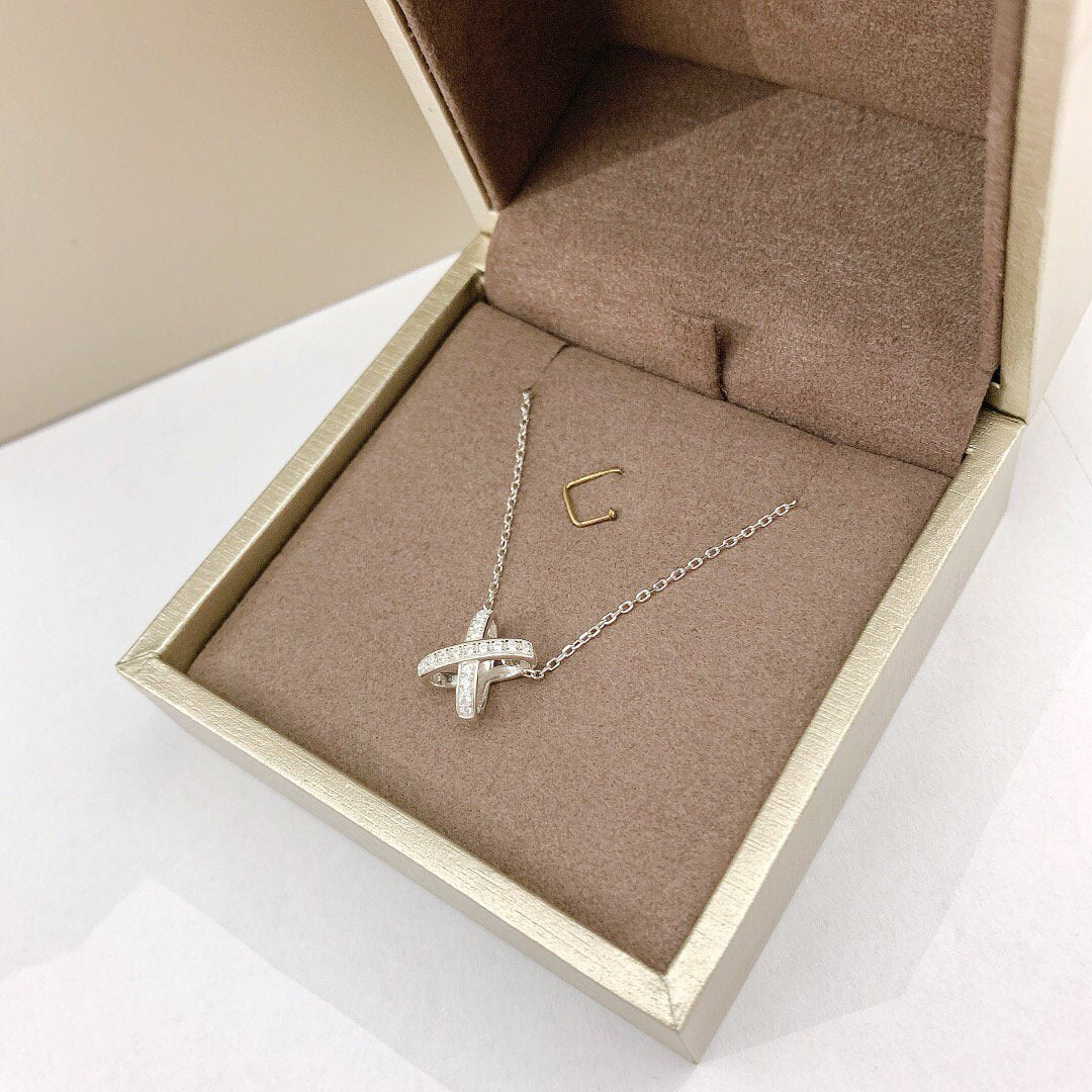 [LUXORA]JEUX DE DIAMOND NECKLACE