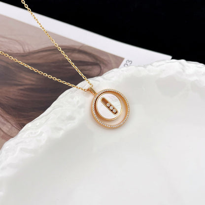 [LUXORA]Demo MOVE MM NACRE BLANCHE DIAMOND NECKLACE