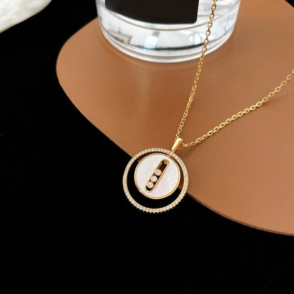[LUXORA]Demo MOVE MM NACRE BLANCHE DIAMOND NECKLACE