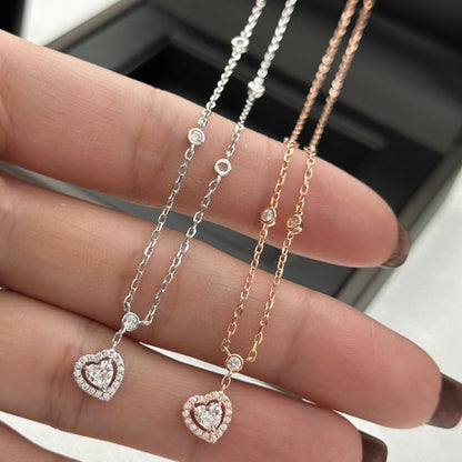 [LUXORA]JOY HEART DIAMOND NECKLACE