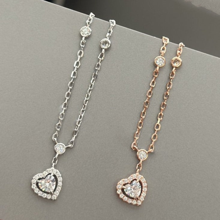 [LUXORA]JOY HEART DIAMOND NECKLACE