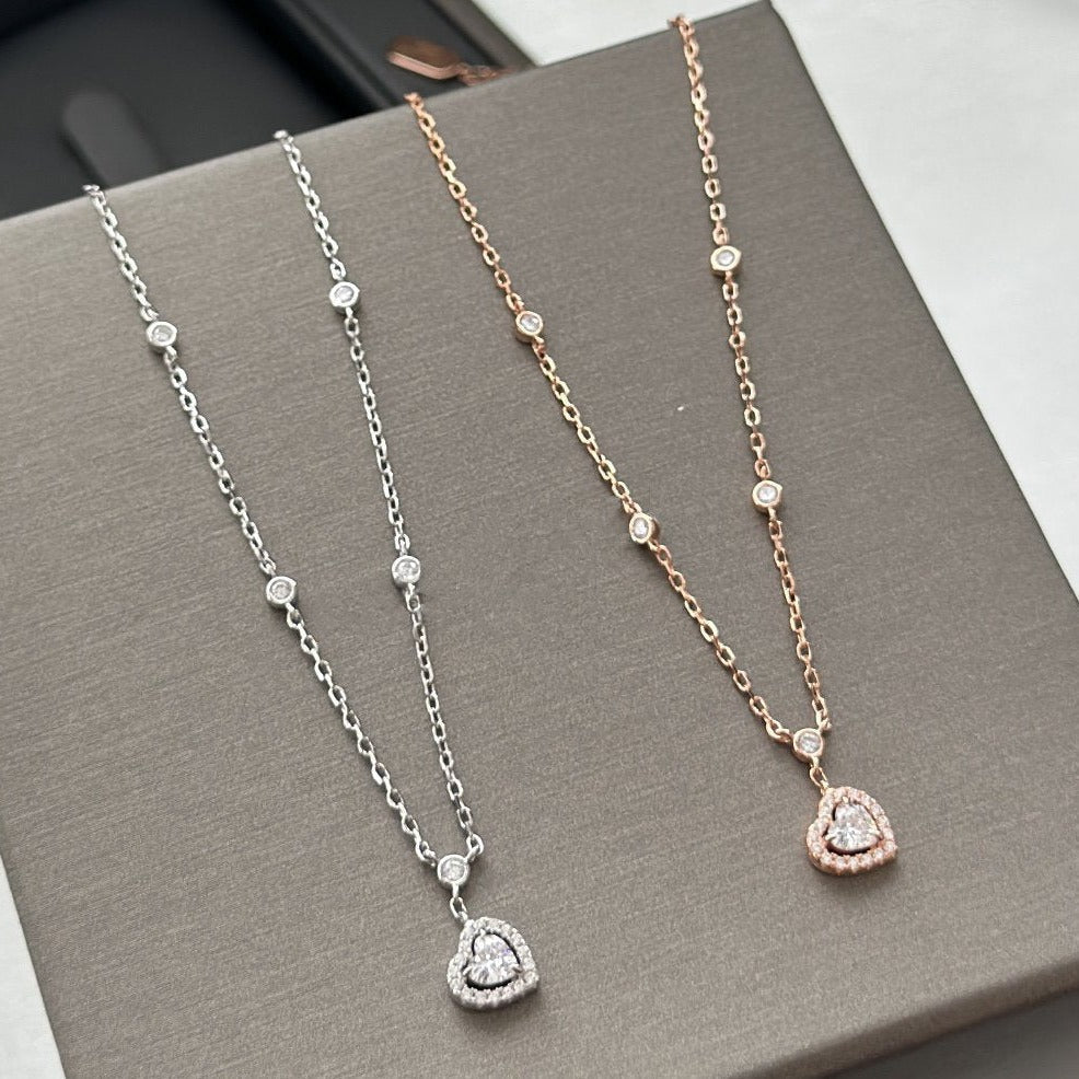 [LUXORA]JOY HEART DIAMOND NECKLACE