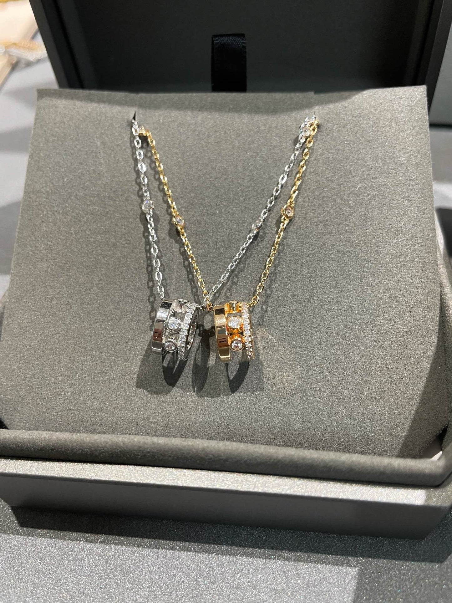 [LUXORA]CHAIN MOVE ROMANE PEDAND NECKLACE