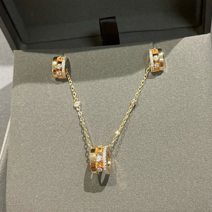 [LUXORA]CHAIN MOVE ROMANE PEDAND NECKLACE