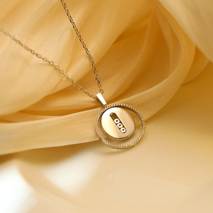 [LUXORA]Demo MOVE MM SILVER DIAMOND NECKLACE