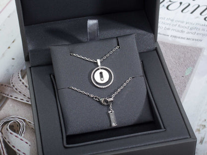 [LUXORA]Demo MOVE PM NECKLACE SILVER DIAMOND