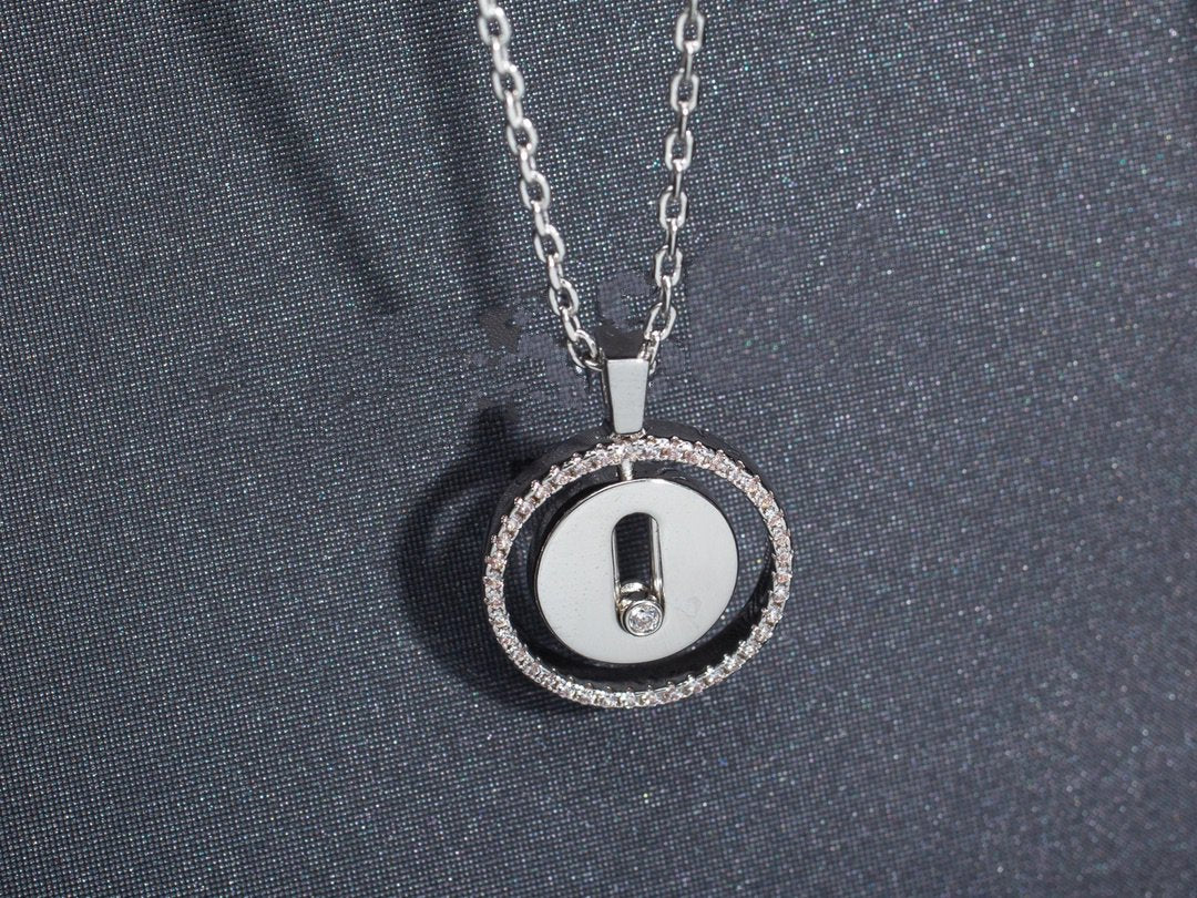 [LUXORA]Demo MOVE PM NECKLACE SILVER DIAMOND