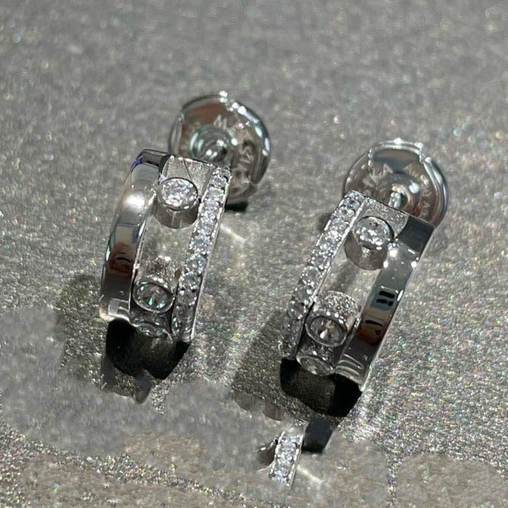 [LUXORA]MOVE ROMANE EARRINGS DIAMOND