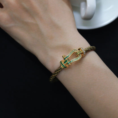 [LUXORA]FORCE 10 GOLD GREEN DIAMOND PAVED